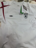 茵寶（Umbro）【鹿晗同款】官方短袖T恤男女同款英格蘭榮耀圣十字復古球衣 雪花白 M 曬單實(shí)拍圖