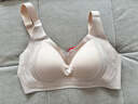 貓人無(wú)痕內衣女士無(wú)鋼圈文胸大胸顯小提拉聚攏上托防下垂薄粉底液胸罩 曬單實(shí)拍圖