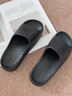 樸西夏季新款6.0cm厚底增高涼拖鞋女款外穿時(shí)尚百搭沙灘一字拖鞋戶(hù)外 黑色 【選它不出錯】 35 曬單實(shí)拍圖