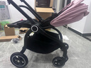 朗納鉑（land leopard）老虎Pro嬰兒推車(chē)嬰兒車(chē)輕便折疊雙向超大輪避震兒童BB傘車(chē) 小豬粉【黑】 曬單實(shí)拍圖
