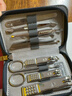 777指甲刀套裝 指甲剪指甲銼修容組合修甲工具9件套 BM091灰 曬單實(shí)拍圖