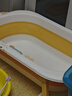 世紀寶貝（babyhood）小鱷魚(yú)浴盆 嬰兒洗澡盆0-6歲寶寶可折疊澡盆加大款 帶可調節浴架 曬單實(shí)拍圖