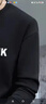 啄木鳥(niǎo)【純棉】衛衣春秋款純棉圓領(lǐng)長(cháng)袖T恤時(shí)尚新款潮流秋冬季加厚加絨 黑色春秋款 單件裝 L 建議【105-125斤】 曬單實(shí)拍圖