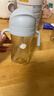 babycare兒童吸管杯防噴直飲管奶瓶牛奶杯學(xué)飲杯PPSU300ml藍1-3歲 曬單實(shí)拍圖