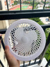 飛利蒲(PHILIPS)適用遙控桌面風(fēng)扇臺燈四合一掛壁吊扇便捷式小風(fēng)扇床上宿舍電風(fēng)扇usb充電戶(hù)外露營(yíng) 白色風(fēng)扇【遙控充電款】 曬單實(shí)拍圖