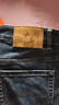 HLA海瀾之家牛仔褲男26山不在高系列五袋直筒褲子男春 曬單實(shí)拍圖