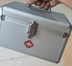 金隆興鋁合金家用醫藥箱小藥箱急救箱藥品帶鎖收納盒企業(yè)醫療箱12英寸 曬單實(shí)拍圖