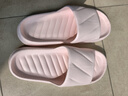 夏季EVA新款防滑厚底家用拖鞋踩屎感外穿室內軟底拖鞋男士拖鞋女 粉色 38-39 【適合37-38腳】 曬單實(shí)拍圖