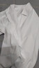 BLUE LITTLE WHITE長(cháng)袖襯衫男棉商務(wù)白襯衫修身男士正裝工裝免燙大碼職業(yè)裝抗皺襯衣 純白色【快速到貨】 39 （115斤-130斤） 曬單實(shí)拍圖