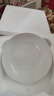 京東京造 盤(pán)子 餐盤(pán)牛排西餐具菜盤(pán)家用陶瓷水果盤(pán) 如雪8英寸盤(pán)*6 曬單實(shí)拍圖