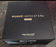 華為（HUAWEI）手表WATCH GT 6 Pro【國補15%】運動(dòng)智能兩周續航藍牙通話(huà)體溫血氧心率監測健康送男女款朋友禮物 46mm曜石黑【皮表帶+貼膜】 曬單實(shí)拍圖