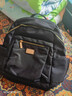 回力牛津布雙肩包女2026新款時(shí)尚女式小背包女士帆布旅行包包女包旅游 黑色 曬單實(shí)拍圖