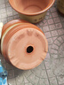 紫砂陶瓷花盆特大號花盆粗砂陶土大碼陶瓷盆批發(fā)落地盆景花卉綠植 口徑32cm 1個(gè)盆+托盤(pán) 曬單實(shí)拍圖