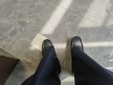 奧康（Aokang）男鞋新款豆豆鞋男牛皮軟底軟皮英倫潮流休閑皮鞋駕車(chē)懶人一腳蹬LH 曬單實(shí)拍圖