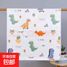 嬰兒童隔尿墊防水可洗寶寶可水洗姨媽墊月經(jīng)透氣雙面隔夜床墊單 萌趣恐龍 100*150cm 曬單實(shí)拍圖