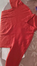 恒源祥高檔翻領(lǐng)純羊毛衫女套頭針織衫上衣秋冬寬松百搭年輕媽媽打底衫 秀紅 4XL 曬單實(shí)拍圖