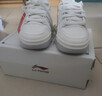 李寧月白2.0丨板鞋女鞋小白鞋新款撞色透氣增高舒適經(jīng)典休閑鞋AGCU276 曬單實(shí)拍圖