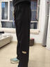 主意范（ZHUYIFAN）胖子大碼230斤褲子男直筒春夏秋款工裝褲潮牌大碼直筒闊腿休閑褲 A001-K1050黑色 4XL (190) 190-205斤可穿 曬單實(shí)拍圖