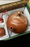 束氏丨京紅運真裸價(jià)·宜興手工紫砂壺茶具朱泥西施壺泡茶壺禮盒套組 曬單實(shí)拍圖