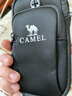 駱駝（CAMEL）戶(hù)外男女款運動(dòng)手臂包 雙袋容納男女手臂包 8W3AMT004 黑色 曬單實(shí)拍圖
