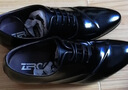 零度Zero皮鞋尖頭正裝鞋時(shí)尚男士正裝商務(wù)德比鞋新郎婚鞋伴郎鞋英倫風(fēng) 黑色 【時(shí)尚亮面款-偏瘦一碼】 37 (235mm) 曬單實(shí)拍圖