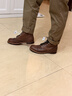 RED WING紅翼8111工裝靴6寸鐵道工D頭油鞣皮牛皮琥珀色男鞋馬丁靴 琥珀色 8 (美碼D頭) 曬單實(shí)拍圖