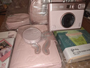 富士（FUJIFILM） instax mini EVO 和煦玫瑰禮盒 一次成像立拍立得相機 內含3英寸相紙10張 mini EVO和煦玫瑰禮盒【含相紙10張+配件】 曬單實(shí)拍圖