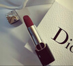 迪奧Dior烈艷藍金口紅雙支禮盒裝絲絨(720+772)唇膏 生日禮物送女友 曬單實(shí)拍圖