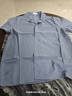勤思路中老年男士短袖襯衫夏季薄款休閑寬松襯衣老人爸爸爺爺裝半袖上衣 淺藍色短袖襯衫 3XL 185【建議150-170斤】 曬單實(shí)拍圖