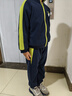 棉花堂兒童套裝復古百搭新款寶寶衛衣女童外套春秋款男童運動(dòng)套裝 藏青 140 曬單實(shí)拍圖