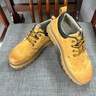 Jeep吉普馬丁靴男春季新款英倫風(fēng)大頭休閑皮鞋戶(hù)外防滑輕便工裝鞋子男 麥黃【四季款】 標準運動(dòng)鞋碼 41 曬單實(shí)拍圖