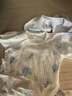 童泰（TONGTAI）嬰兒半背衣夏季純棉衣服初生寶寶和尚服滿(mǎn)月服上衣提花藍色52cm 曬單實(shí)拍圖
