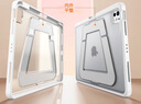 智思慧適用2025款Apple iPadPro13英寸M5/M4支架保護套 蘋(píng)果平板亞克力硅膠全包鋁合金支點(diǎn)殼帶筆槽 白色 曬單實(shí)拍圖
