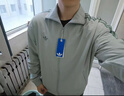 三葉草（Adidas）黑白 梭織 男女情侶經(jīng)典三條杠 夾克 外套 KQ9497 S 曬單實(shí)拍圖
