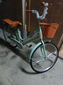 EG7自行車(chē)成年人女士大學(xué)生通勤實(shí)心胎自行車(chē)學(xué)生12到18歲上班用單車(chē) 高配-抹茶綠【編織車(chē)筐+充氣胎】 26寸單速【適合155-175cm】 曬單實(shí)拍圖