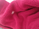 紅豆居家羊羔絨睡衣女秋冬加絨加厚開(kāi)衫女士家居服拉鏈款 櫻桃紅 170/92A  曬單實(shí)拍圖
