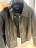 三彩2026春季新款PU皮衣外套翻領(lǐng)拉鏈夾克開(kāi)衫小短款寬松M 經(jīng)典黑 S 155/80A 曬單實(shí)拍圖