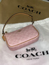 蔻馳（COACH）【品牌直供】女士NOLITA經(jīng)典標志單肩手提包塵粉色CDW31 曬單實(shí)拍圖