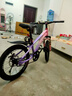 鳳凰官方旗艦店兒童自行車(chē)男女變速青少年學(xué)生山地車(chē)碟剎賽車(chē) 星際 粉紫【單速】輻條輪 18寸【適合120-155cm】 曬單實(shí)拍圖