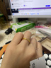 六福珠寶光影金足金雙環(huán)碎碎冰實(shí)心手工繞金線(xiàn)工藝黃金戒指計價(jià)GJG0215DS 12號-1.83克(含工費280元) 曬單實(shí)拍圖