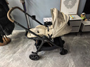 巧兒宜（JOIE）嬰兒推車(chē)雙向推行高景觀(guān)可折疊大輪胎手推車(chē)Finiti 砂礫棕（送提籃+底座） 曬單實(shí)拍圖