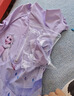 迪士尼兒童泳衣小女孩幼兒寶寶3-6歲連體式平角游泳套裝D35024香芋紫110 曬單實(shí)拍圖