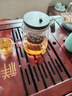 PAKCHOICE泡茶壺茶水分離飄逸杯全玻璃內膽一鍵過(guò)濾沖茶辦公室個(gè)人綠茶器具 曬單實(shí)拍圖
