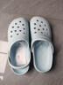 潔麗雅護士洞洞鞋女夏季2026新款涼鞋外穿防滑手術(shù)室醫護包頭涼拖鞋男夏 天空藍 38-39 【標準碼】 曬單實(shí)拍圖