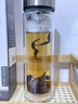 領(lǐng)臣（LINGCHEN）雙層玻璃杯茶杯男士泡茶專(zhuān)用高硼硅耐熱防爆耐高溫高級商務(wù)茶水杯 曬單實(shí)拍圖