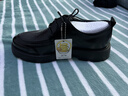 百麗厚底商務(wù)鞋男26新款夏季商場(chǎng)款牛皮革上班鞋透氣休閑皮鞋8ZM01AM6 黑色 40 曬單實(shí)拍圖