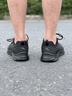 安踏男鞋運動(dòng)鞋男春夏季男士軟底網(wǎng)面透氣跑步鞋休閑鞋皮面防水鞋子男 【熱賣(mài)推薦款春季新款男鞋】黑色 42 （8.5碼） 曬單實(shí)拍圖