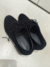 哈森舒適羊反絨系帶德比鞋女秋季內增高深口單鞋HL257145 黑色 羊反絨面革 37 曬單實(shí)拍圖
