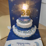 泓述3d立體創(chuàng  )意生日賀卡高級感手寫(xiě)吹蠟燭放煙花音樂(lè )顏值精致手工成品祝?？ㄆ琲ns文字可DIY年齡送朋友 吹蠟燭+煙花燈光+音樂(lè )+DIY年齡 曬單實(shí)拍圖
