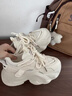 啄木鳥(niǎo)網(wǎng)面透氣女鞋春夏季老爹鞋2026年新款休閑鞋小個(gè)子增高6cm小白鞋 米白色【網(wǎng)面透氣款-單網(wǎng)】 37 (235mm) 曬單實(shí)拍圖